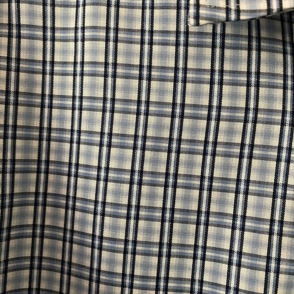 Egara Men's Button Up Dress Shirt Non-Iron Blue Size M - Picture 2 of 5